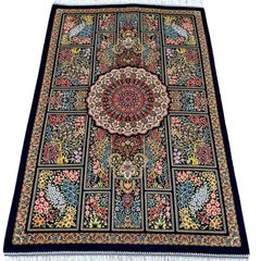 イラン　モダール絨毯　機械織り　120×80　玄関サイズ　ベッドサイド