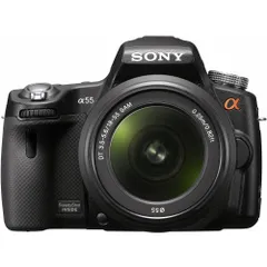 美品　‼️値下実施‼️　Sony α55 SLT-A55V 管理番号001 SONY ソニー α55 SLT-A55V 標準・望遠ダブルズームセット 美品