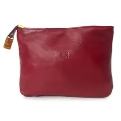 LOEWEロエベペンケースレザーレッド