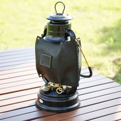 【ホヤカバー】ブラック　本革　オイルランタン　デイツ　フュアハンド　ホヤカバー　ハンドメイド　ヌメ革　たつのレザー　キャンプ用品