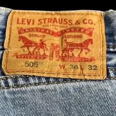 Levi's 505//デニムパンツ//W36 L32//ライトブルー