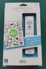 【中古美品Wiiソフトセット】はじめてのWiiパック(リモコンジャケット同梱➁)