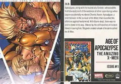 【中古】アニメ系トレカ 33：33/AGE OF APOCALYPSE/THE AMAZING X-MEN/ISSUE#1