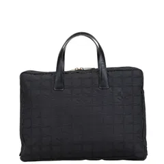 シャネル ニュートラベルライン ビジネスバッグ ハンドバッグ ブラック ナイロン レザー レディース CHANEL【1-0182641】のサムネイル