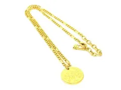 ■美品■ NINA RICCI ニナリッチ コイン ネックレス ペンダント アクセサリー レディース ゴールド系 DE6885のサムネイル