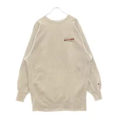 CHAMPION (チャンピオン) 90S VINTAGE REVERSE WEAVE MIAMI ヴィンテージ USA製 リバースウィーブ 刺繍タグ マイアミ 両面プリント クルーネック スウェット トレーナー グレー