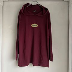 OLD STUSSY LOGO L/S FOODIE  Burgundy VS-071