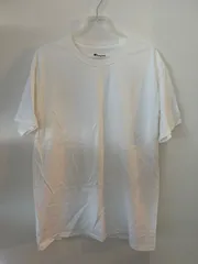 【新品未使用】CHAMPION 無地T 白 半袖Tシャツ メンズ T525C Champion Adult 6 oz. Short-Sleeve T-Shirt WHITE L 夏