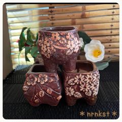 No.12 多肉鉢 1点 750円 ＊組合せ自由 2点目同梱割あり＊ 韓国 多肉植物 盆栽 植木鉢 ガーデニング