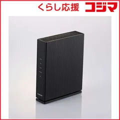 【 新品 未開封 】 エレコム WiFi 無線LAN ルーター 親機 Wi-Fi 6 11ax/11ac 1201＋300Mbps IPv6 ( IPoE ) 対応 中継器 離れ家モード ブラック WRC-X1500GS2-B 未使用 送料無料