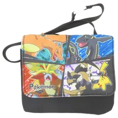 【メール便】ポケットモンスター クリップポケット クリップポケットショルダー付き クロ ポケモン集合 ポケモン マルヨシ 子ども用ポーチ キッズポーチ キャラクター グッズ 