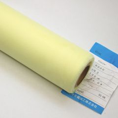 格安!アウトレット品 ハードゴース テトロンシャー 1反 25M ライトイエロー 6000　mt021