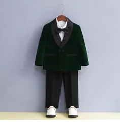 男の子スーツ フォーマルスーツ 4点セット ジャケット+パンツ+シャツ+ボウタイ 子供服 キッズ 入園式 入学式 卒業式 演出 冠婚葬祭