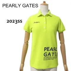 2023 パーリーゲイツ 美品 ハニカムリバー 半袖ポロシャツ ライトグリーン 1（M）日本製 055-3160402 PEARLY GATES◆N12