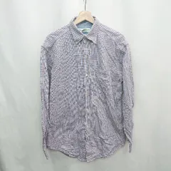 ◇ ⊂ BANANA REPUBLIC バナナリパブリック チェック柄 長袖 シャツ サイズM ブルー レッド グリーン メンズ E  【1502180073533】