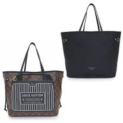 ルイ ヴィトン ネヴァーフル インサイドアウト MM リバーシブル ポーチ付 トートバッグ グレインレザー モノグラム ノワール ブラック ブラウン ゴールド金具 M11946 LOUIS VUITTON（新品・未使用品）