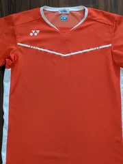 YONEX ヨネックス VERY COOL 日本代表モデル ゲームシャツ ユニフォーム オレンジ O