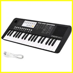(USBケーブル付き) OTK-37M/BK 日本語表記 USB-MIDI対応 LEDディスプレイ搭載 ミニ37鍵盤 電子キーボード ワントーン ONETONEのサムネイル
