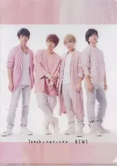 【中古】クリアファイル(男性アイドル) NEWS A4クリアファイル 「CD ヒカリノシズク/Touch 初回“Touch”盤」 先着購入特典