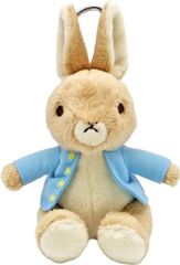 ナカジマコーポレーション ピーターラビット ぬいぐるみエコバッグ フラワー H25×W12×D9cm 199690-24