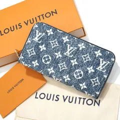 【新品同様】Louis Vuitton デニム ジッピーウォレット M81226