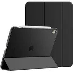 【在庫処分】5 Air Air 保護ケース 10.9インチ専用iPad 2022 Air5 ウェイクアップ/オートスリープ機能付き iPad iPad スマートカバー (2024) M2 インチ (ブラック) 11 JEDirect