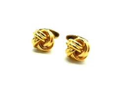 ■美品■ LANVIN ランバン カフスボタン カフリンクス アクセサリー 紳士 ビジネス メンズ ゴールド系 DY0195 冠婚葬祭 結婚式 葬式のサムネイル