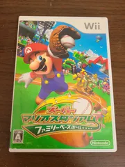 【Wii】スーパーマリオスタジアム ファミリーベースボール 説明書なし