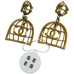 CHANEL シャネル　激レア　鳥かご　イヤリング　片耳 14110 2025年最新】シャネル 鳥かごの人気アイテム - メルカリ