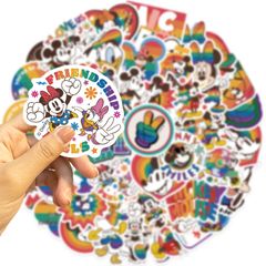 Disney Stickers: Mickey Mouse, Minnie Mouse, Donald Duck, Daisy Duck, Pluto, Goofy - Walt Disney Wall Stickers/Wallpaper Stickers (3-6cm x 50 pieces) JM3