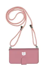 Galaxy S21 Ultra 5G SC-52B ケース 手帳型 ギャラクシーS21ウルトラ スマホケース 携帯ケース かわいい クマ しろくま テディベア 白くま 白熊 パステル ストラップ付 カラー01