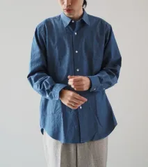 ニ*生様 MAATEE&SONS 24AW CHARLES コットンシルクBLU MAATEE&SONS / Fat Charles (Blue Stripe) | twelve