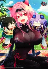 【中古】ポスター 描き下ろしB2布ポスター ユウキ 「PS4ソフト 閃乱忍忍忍者大戦ネプテューヌ -少女達の響艶-」 楽天ブックス有償特典