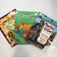 洋書絵本　Uncle Sam And Old Glory/luke the lionhearted/spaghetti and peas　<<K-6-M4498