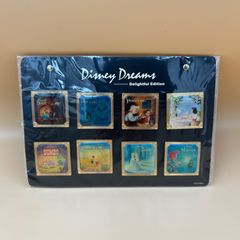 [신품·미개봉]Disney 디즈니 Dreams Delightful Edition 핀 배지 세트 8개 세트 미녀와 야수 라이온 킹 피노키오 백설 공주 덤보 외