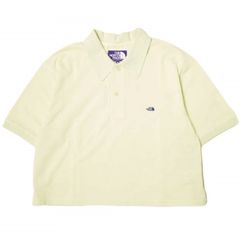 新品 THE NORTH FACE PURPLE LABEL 24SS Moss Stitch Field Cropped Polo COOLMAX ショートスリーブクロップドポロシャツ NTW3408N WS Cream nanamica 定価18,700円