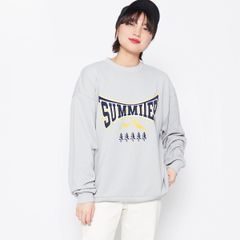 SUMMITERプリントスウェット