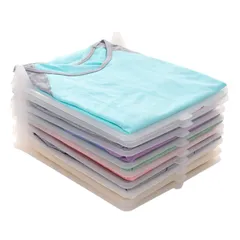 DIZLAS 洋服たたみボード シャツ収納 洋服収納 衣類収納 プラスチック製 10個セット