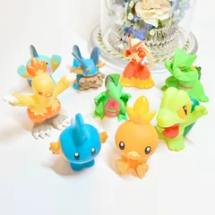 p4 ポケモンキッズ フィギュア 指人形 ホウエン御三家 進化 9体セット✨【ミズゴロウ アチャモ キモリ ジュプトル ワカシャモ ヌマクロー ジュカイン バシャーモ ラグラージ】まとめ売り おもちゃ ソフビ Pokemon ルビー サファイア グッズ
