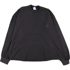 古着 チャンピオン Champion ハイネック ロングTシャツ ロンT USA製 メンズXL/eaa358569