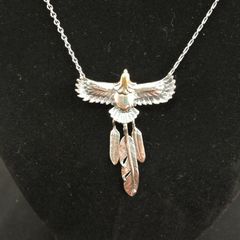 N014 カモメモチーフ シルバーネックレス ヴィンテージ 925 - メルカリ