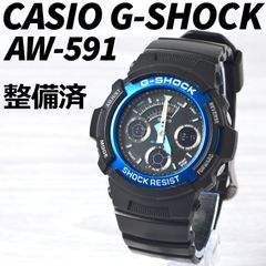 CASIO G-SHOCK AW-591 デジアナ 電池新品 整備済 WY14