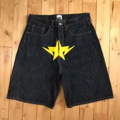 日本製　ノーウエア期　バックスター　加工　デニム　APE スター A BATHING APE® BAPE SK8 STA Denim | Bape official website