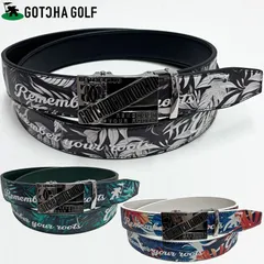 【カラー選択可】 GOTCHA GOLF ガッチャゴルフ 2025 ホールレスベルト ボタニカル GG 252GG8101 メンズ レディース ボトムス 新品【GOTCHA GOLF正規販売店】