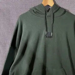 新品 定価7040円 Kappa FREAK'S STORE別注 パーカ カッパ　フリークスストア ビッグシルエット フーディースウェット センターロゴ 柳10278 刺繍ロゴ パーカー オーバーサイズ 大きいサイズ ボックスシルエット トゥモローランド