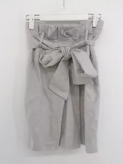 ◇ ◎ CECIL McBEE セシルマクビー ミニ 台形 スカート サイズS グレー レディース P  【1302270006867】