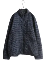 【お得なクーポン配布中!】 US企画 ノースフェイス 中綿 キルティング ナイロン ジャケット メンズ XL アウトドア サーモボール ジャンパー ブルゾン 大きいサイズ 紺