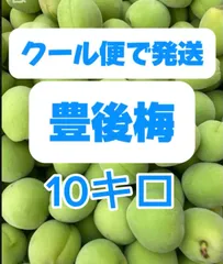 青梅，豊後梅，Lサイズ以上、10キロ箱込み - メルカリ