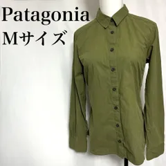 パタゴニア 長袖シャツ ボタン アウトドア 5部袖 無地 ポケット付き キャンプ used in Japan