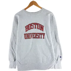 古着 90年代 チャンピオン Champion REVERSE WEAVE リバースウィーブ 刺繍タグ BOSTON ボストン大学 カレッジスウェットシャツ/eaa523706